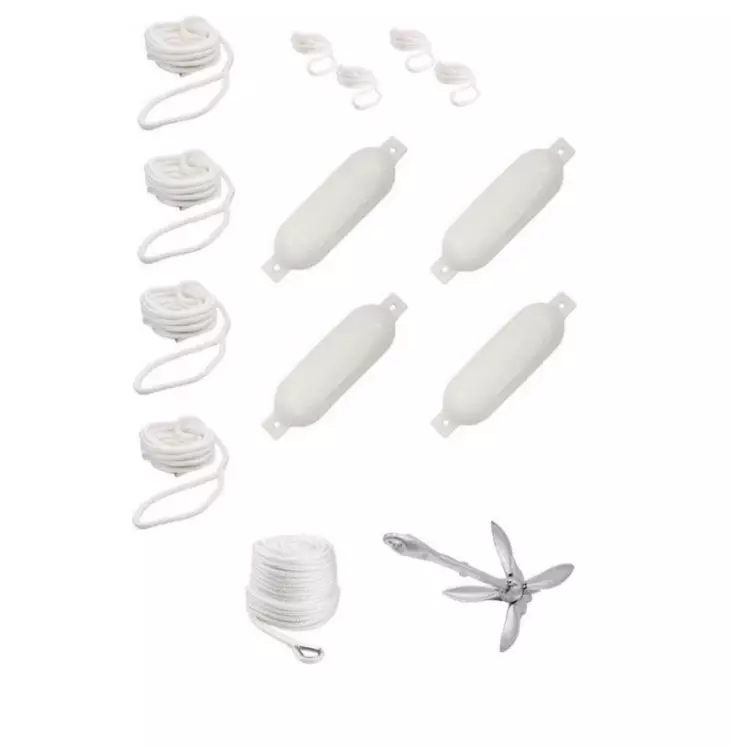 Qvarken Varustepaketti Small 10mm valkoinen - Lepuuttaja ja ankkurointipaketit - D434523 - 1