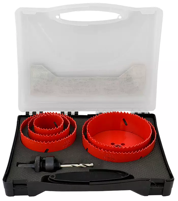 Reikäsahasarja 6-os. 52-128mm - Reikäsahat ja sarjat - LX2403 - 1