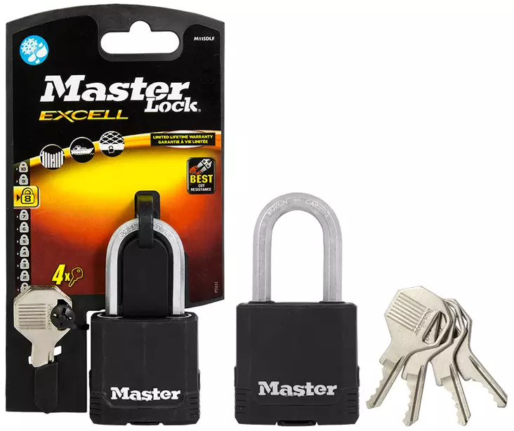 Riippulukko 48mm 38mm säänkestävä - Levyjarrulukot ja riippulukot - LX6303 - 1