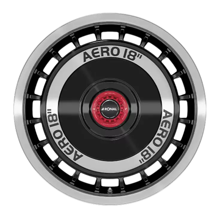 Ronal R50 REV-R BLACK-FRONT CUT alumiinivanne 8.0x18 - 18-tuumaiset alumiinivanteet - 499-182583 - 1