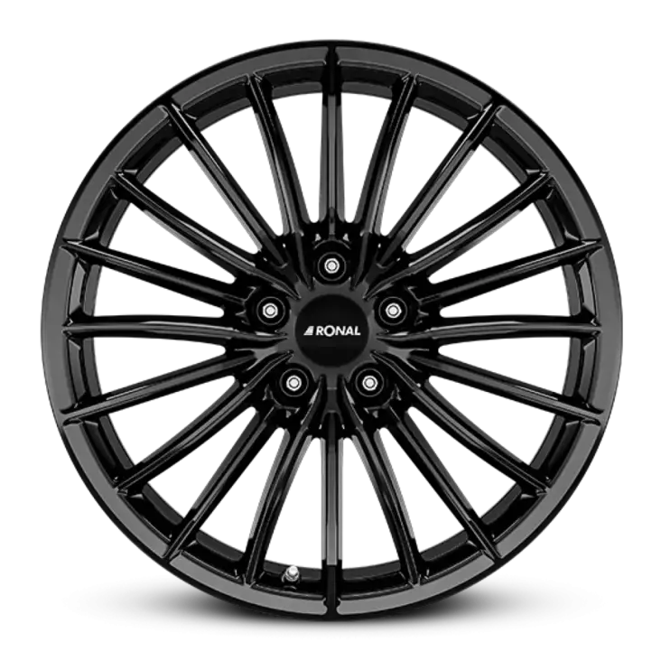 Ronal R68 JET BLACK alumiinivanne 8.0x18 - 18-tuumaiset alumiinivanteet - 499-179743 - 1
