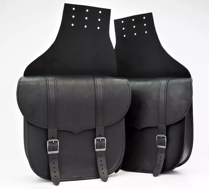 Saddlebag Set Throw Over Black - Moottoripyörän satulalaukut - D253823 - 1