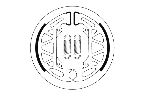Sbs Jarrukengät - Moottoripyörän jarrukengät - D2453 - 1