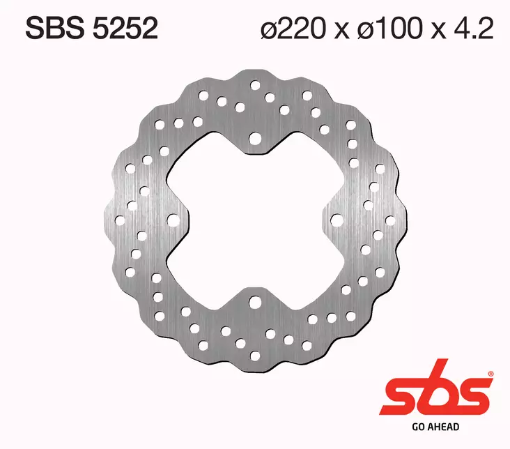 Sbs Jarrulevy Standard - Moottoripyörän jarrulevyt - D241853 - 1