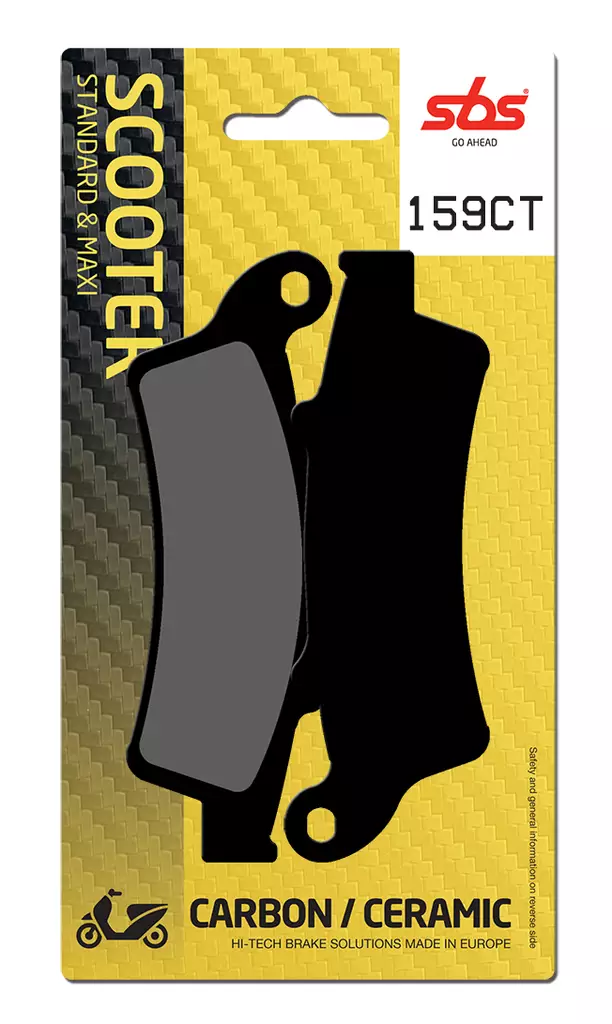 Sbs Jarrupalat Carbon Tech - Mopon ja skootterin jarrupalat - D111303 - 1