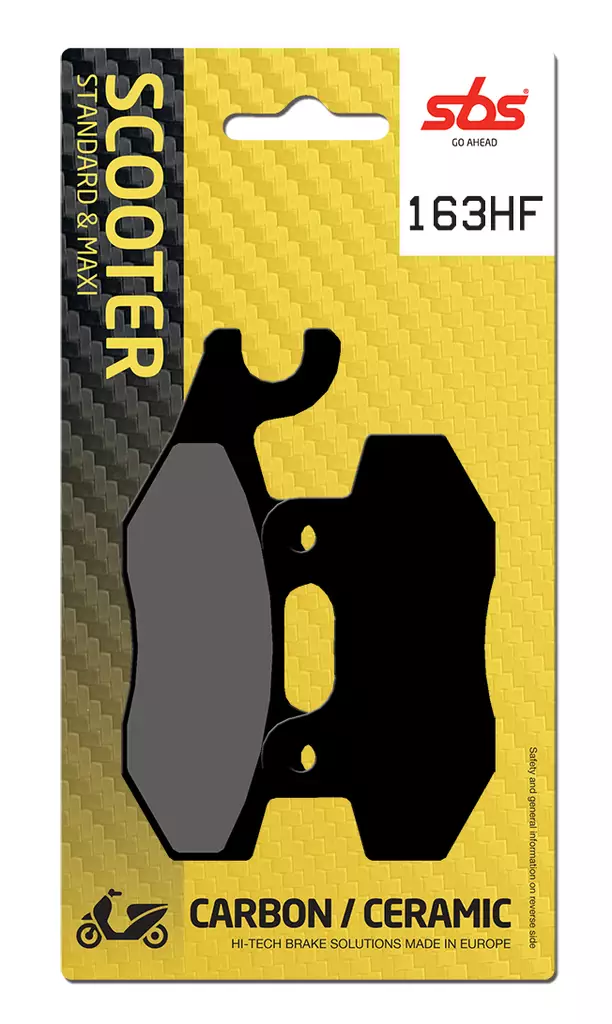 Sbs Jarrupalat Ceramic (713HF) - Mopon ja skootterin jarrupalat - D19093 - 1