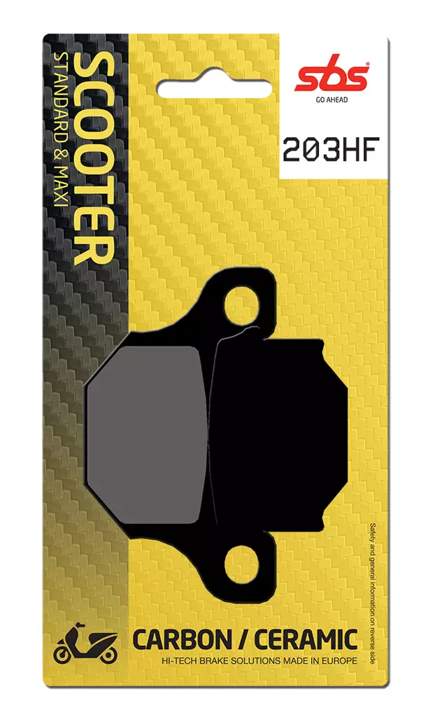 Sbs Jarrupalat Ceramic - Mopon ja skootterin jarrupalat - D117513 - 1