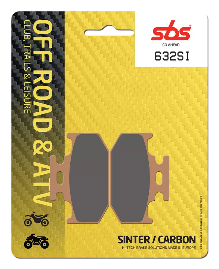 Sbs Jarrupalat Sintered Offroad - Moottoripyörän jarrupalat - D2643 - 1