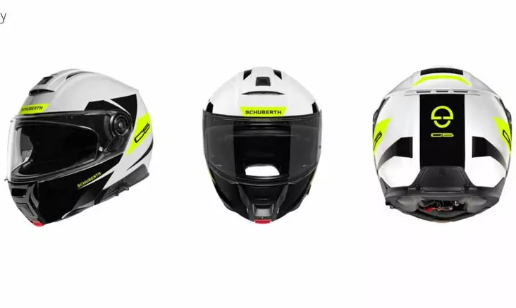 Schuberth C5 Eclipse avattava kypärä keltainen - Avattavat kypärät - D416543 - 1