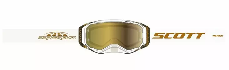 Scott Goggle Prospect Pro Circuit AMP Beige/Brown gold chrome works - Crossilasit - D499393 - 1