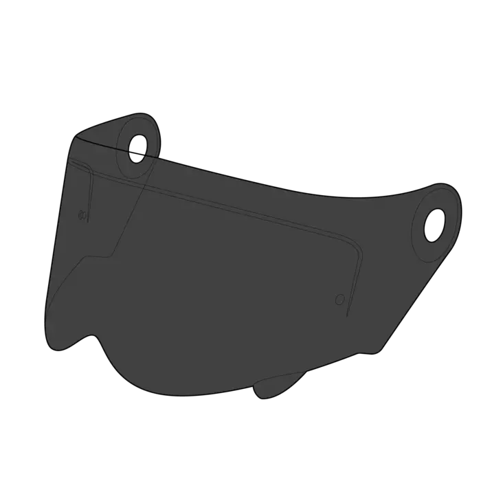 SIMPSON Darksome visiiri Tumma - Kypärän visiirit - D380903 - 1