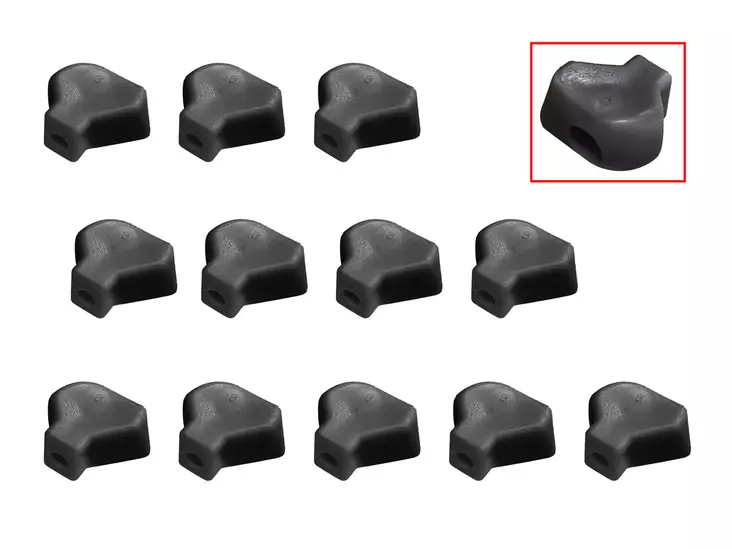 Sno-X Liukunasta teflon Polaris / 12kpl - Moottorikelkan variaattorin liukunastat - D287983 - 1