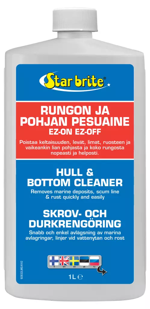 Star brite EZ-ON EZ-OFF rungon pesuaine & näkinpoisto 3,78L - Veneen puhdistus ja vahaus - D259553 - 1
