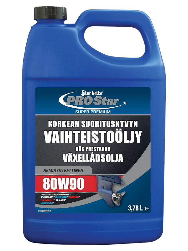 Star brite Vaihteistoöljy 80W90 synt. 3,78L - Marine öljyt - D259433 - 1