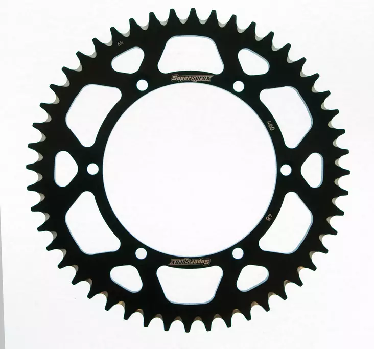Supersprox Alu Takaratas KA KX125/250/450 Musta 50 - Moottoripyörän takarattaat - D210183 - 1