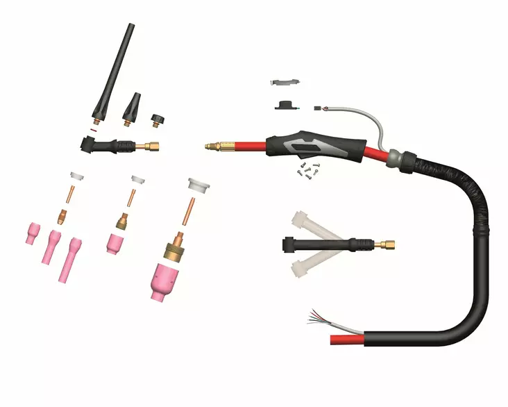 Tig poltin wp17-12 m, ip - TIG-hitsaustarvikkeet ja keskielektrodit - LX16943 - 1