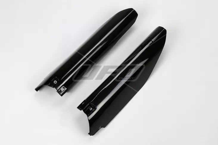 UFO Etuhaarukan suojat RM125/250 07-12, RM-Z250/450 07- Musta 001 - Offroad haarukansuojat - D219973 - 1