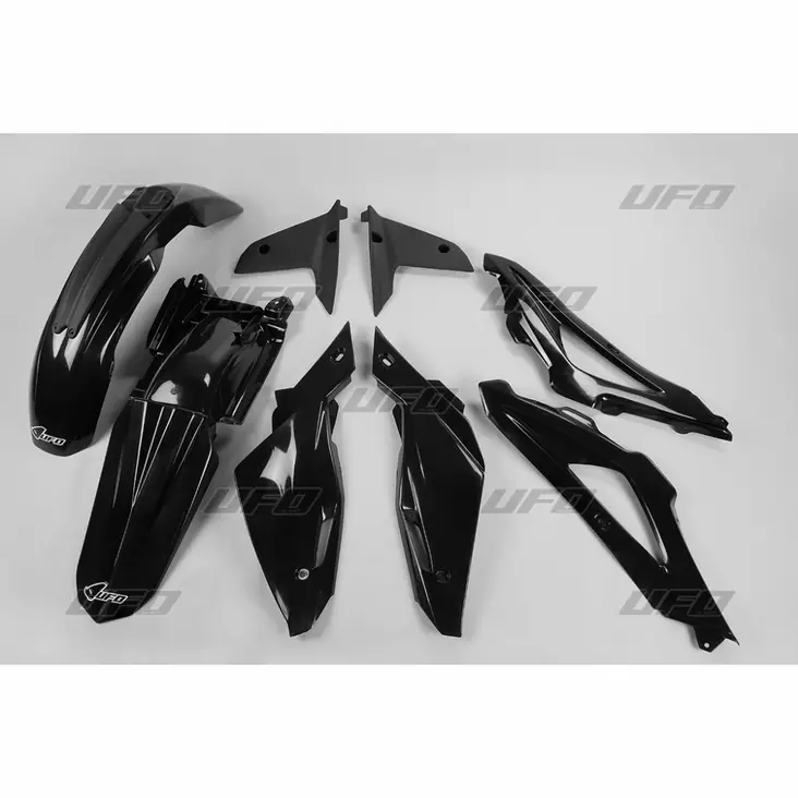 UFO Muovisarja 5-osainen Musta HVA 4-T TC 08-10 ei TC250-09 - Offroad muovisarjat - D220283 - 1