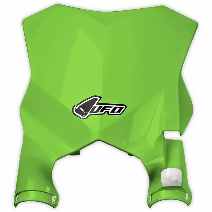UFO Stadium nummerplåt KX250F 17.. / KX450F 16-.. Grön 026 - Offroad numerokilvet - D251293 - 1