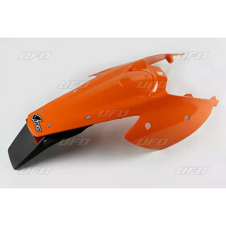 UFO Takalokasuoja Enduro takavalolla KTM EXC 04-07 Oranssi 127 - Offroad lokasuojat ja jatkeet - D219193 - 1