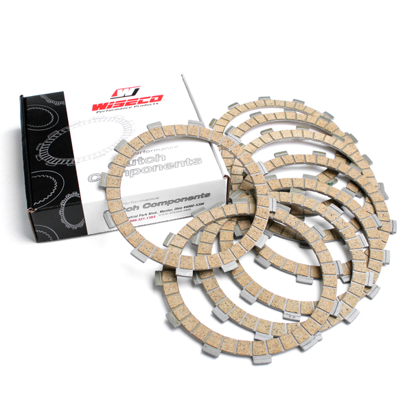 Wiseco Clutch Fiber Kit CRF450R '02-10 + CRF450X '05-17 - Moottoripyörän kytkinosat - D275273 - 1