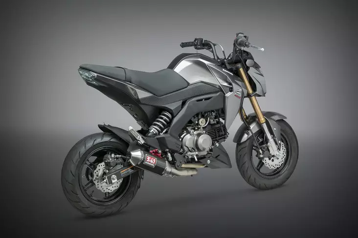 Yoshimura Full System Kawasaki Z125 Pro 2017-19 Race Rs-2 Fs Ss-Cf-Ss Works Fini - Moottoripyörän pakoputkistot - D334263 - 1