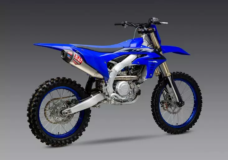 Yoshimura YZ450F 23 RS-12 Stainless Full Exhaust, FS SS/AL/CF - Moottoripyörän pakoputkistot - D474413 - 1