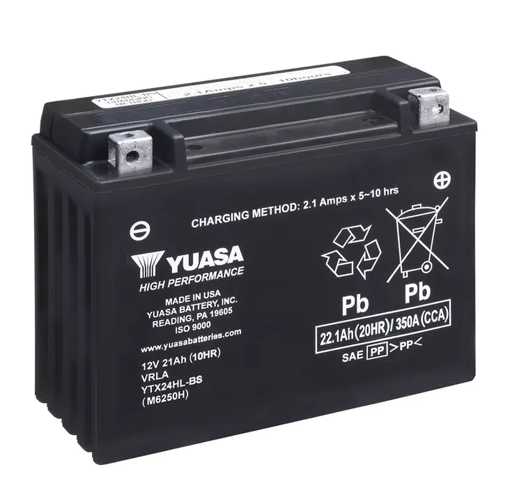 Yuasa akku, YTX24HL-BS (cp) - Akut - D58043 - 1