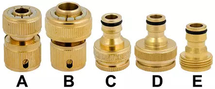 Promaster pikaliittimet messinki - Vesiletkujen liittimet - LX4634 - 1