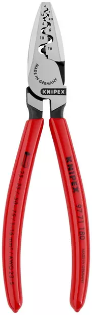 Liitinpihdit 180 mm 0,25-16 mm2 / 23-5 a - Työkalut - LX8044 - 1