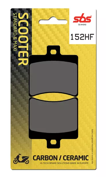 Sbs Jarrupalat Ceramic (747HF) - Mopon ja skootterin jarrupalat - D2374 - 2