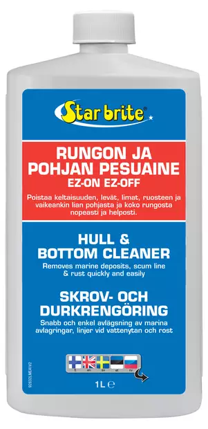 Star brite EZ-ON EZ-OFF rungon pesuaine & näkinpoisto 1L - Veneen puhdistus ja vahaus - D259554 - 1