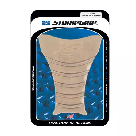 Stompgrip Tank Protector -Ridge : Clear - Moottoripyörän tankinsuojat - D277214 - 1