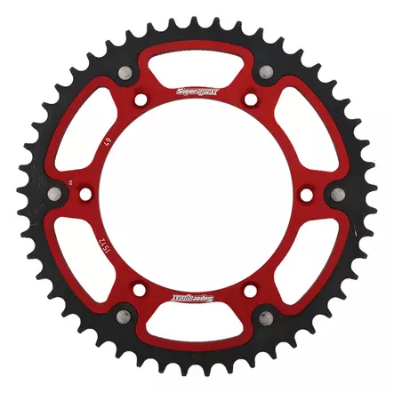 Supersprox Stealth Takaratas Punainen - Moottoripyörän takarattaat - D292944 - 1