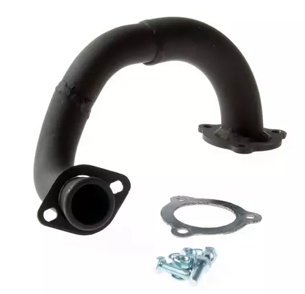 Turbo Kit Pakoputken Alkukäyrä, Musta, Racing, Aprilia SX 06- / Derbi Senda 10- - Mopon pakoputket - D480064 - 1