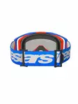 Alpinestars Ajolasit Vision 8 WORDMARK Sininen/Oranssi Punainen peili - Crossilasit - D500284 - 2