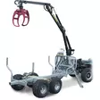 ATV Grapple crane 350-II Hydraulisella vedolla ja vinssilla - Mönkijän tukkikärryt - D170914 - 1