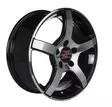 Barzetta Inverno Black Polished alumiinivanne 7.5x18 - 18-tuumaiset alumiinivanteet - 499-89184 - 1