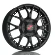 Barzetta Piccolo MattBlack Mopoautoihin alumiinivanne 4.5x14 - 14-tuumaiset alumiinivanteet - 499-51874 - 1