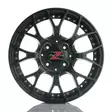Barzetta Piccolo MattBlack Mopoautoihin alumiinivanne 4.5x14 - 14-tuumaiset alumiinivanteet - 499-51874 - 2