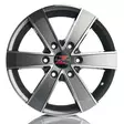 Barzetta Toro TitaniumPolish Pakettiautoihin alumiinivanne 7x16 - 16-tuumaiset alumiinivanteet - 499-174904 - 2