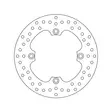 Brembo Serie Oro jarrulevy - Moottoripyörän jarrulevyt - D122854 - 1
