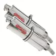 GPR Ducati Monster 695 2006/08 Pair EC-Approv. slip-on exhaust Trioval - Moottoripyörän äänenvaimentimet - D422564 - 1