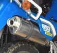 GPR Kawasaki Klr 600 1985/96 EC-Approv. slip-on exhaust Trioval - Moottoripyörän äänenvaimentimet - D427774 - 6