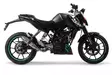 GPR Ktm Duke 200 2012/16 e3 EC-Approv. slip-on exhaust catalized Deeptone Inox - Moottoripyörän äänenvaimentimet - D427934 - 4