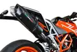 GPR Ktm Rc 390 2017/20 e4 EC-Approv. slip-on exhaust catalized Furore Evo4 Nero - Moottoripyörän äänenvaimentimet - D426574 - 6