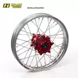 Haan wheel CRF450 13- 19-2,15 RED HUB/SILVER RIM/BLACK SPO/BLACK NIP - Moottoripyörän vanteet - D254504 - 1