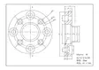 Jaonmuutosadapteri (levikepala) 25mm 4x114,3/4x100 - SteyrTek Adapterit (akselikeskitteiset - 499-54524 - 2