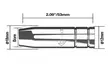 Kaasusuutin 150a 2 kpl - MIG-hitsaustarvikkeet - LX16834 - 2