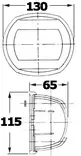 Kulkuvalo Maxi 20 RST - vihreä - Veneen kulkuvalot - D123524 - 2